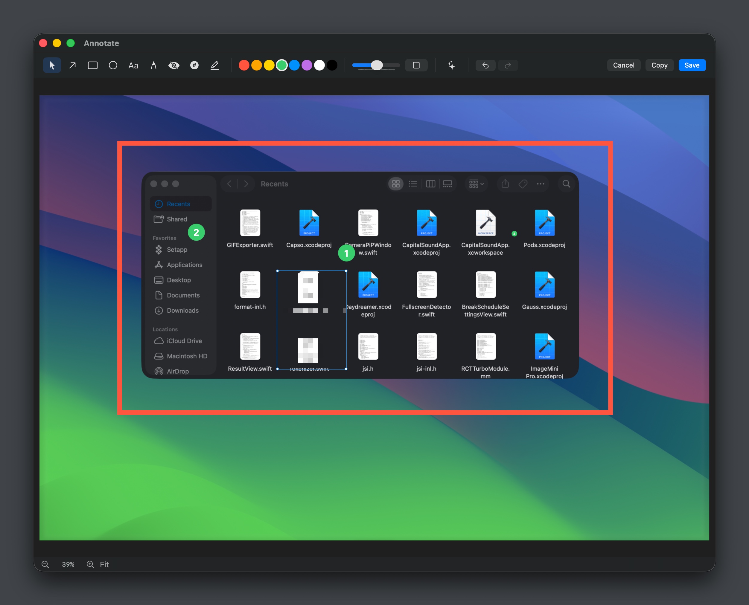 Annotation editor